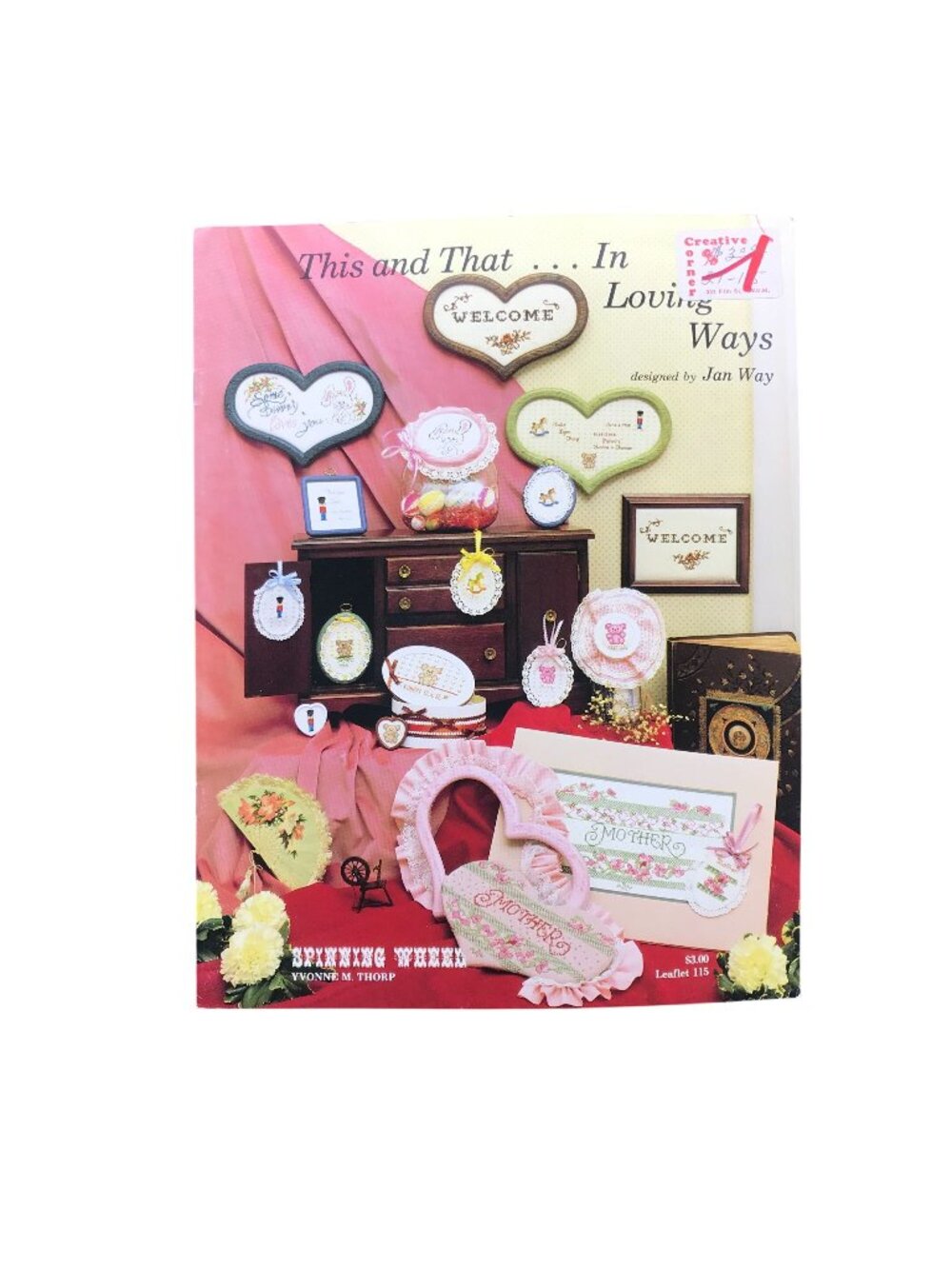 Vintage Cross Stitch Patterns, This and That In Loving Ways by Jan Way and Thorp